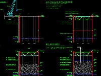 Biện pháp thi công khung vây, bịt đáy Full CAD+Excel+Midas